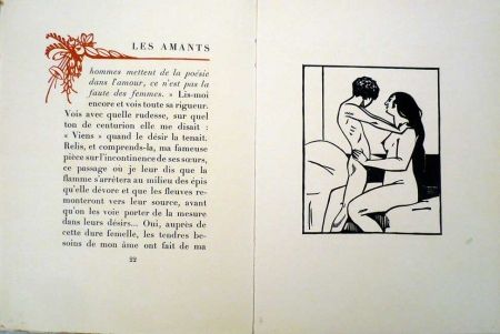Illustriertes Buch Carlègle - Les amants de Tibur