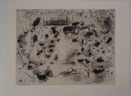 Stich Chagall - Les animaux de la basse-cour