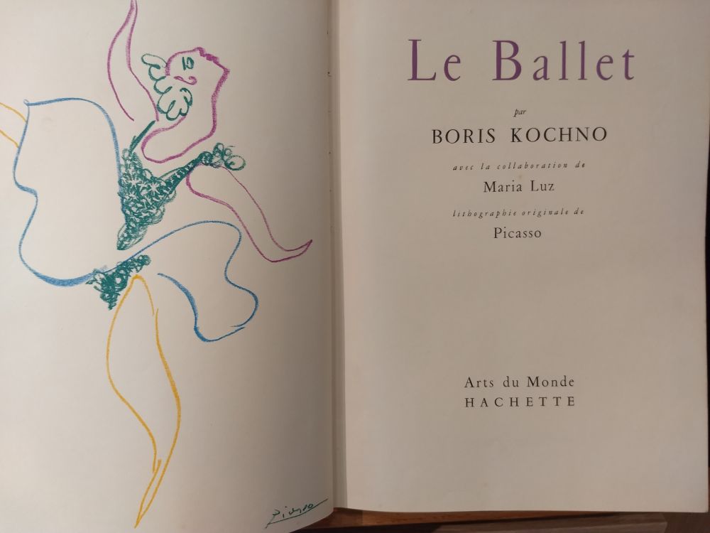 Illustriertes Buch Picasso - Les Ballet