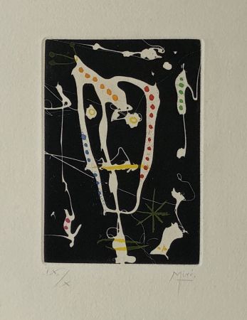 Radierung Und Aquatinta Miró - Les Brisants (D. 241)