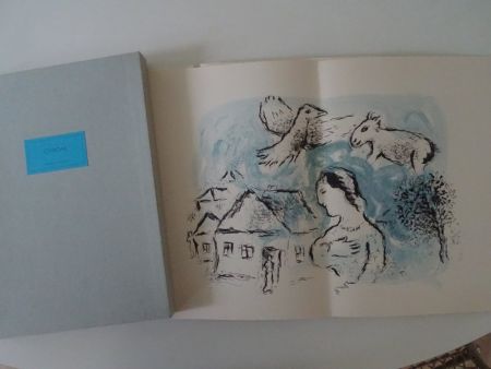 Lithographie Chagall - Les Chemins d'Amitie