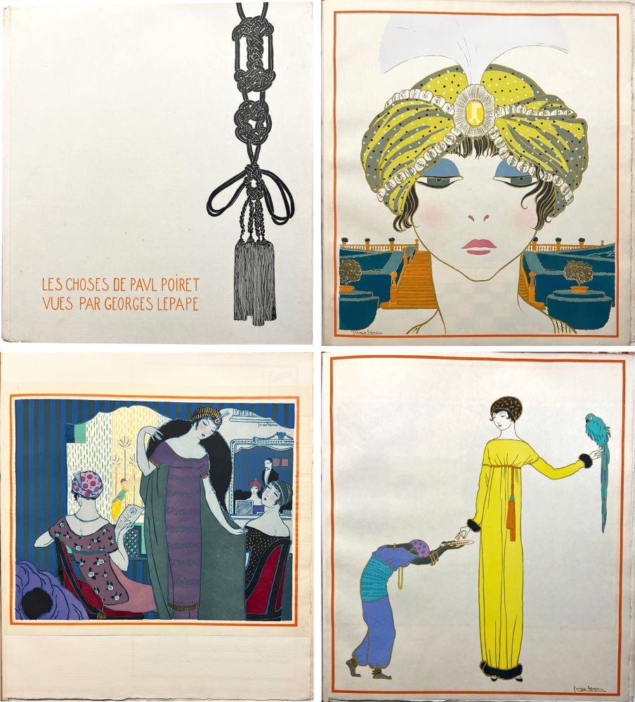 Illustriertes Buch Lepape - LES CHOSES DE PAUL POIRET VUES PAR GEORGES LEPAPE (1911)