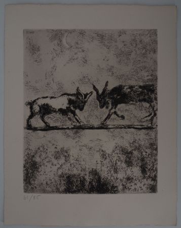 Stich Chagall - Les deux chèvres
