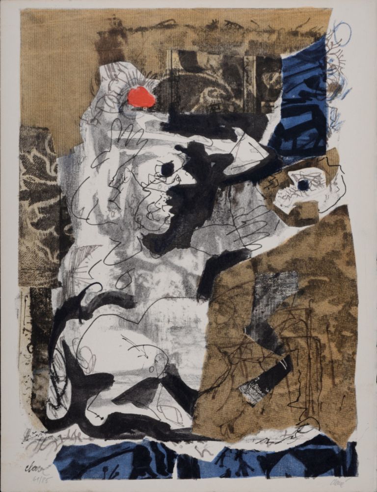 Lithographie Clavé - Les dieux aventuriers et le talisman, 1966