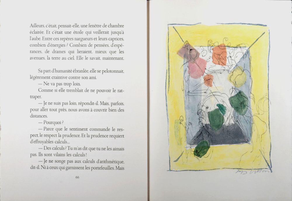 Stich Villon - Les frontières du matin, 1962 - Full book (Hand-signed & numbered!)