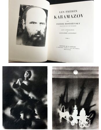 Illustriertes Buch Alexeïeff - LES FRÈRES KARAMAZOV. 100 lithographies (1929).