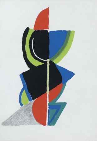 Pochoir Delaunay - Les illuminations de Rimbaud 
