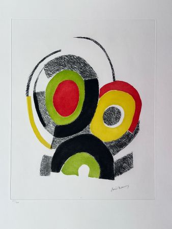 Radierung Und Aquatinta Delaunay - Les illuminations de Rimbaud