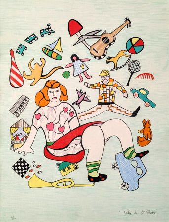 Lithographie De Saint Phalle - Les Jouets 
