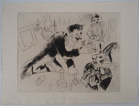 Stich Chagall - Les joueurs de cartes (Les cartes à jouer)