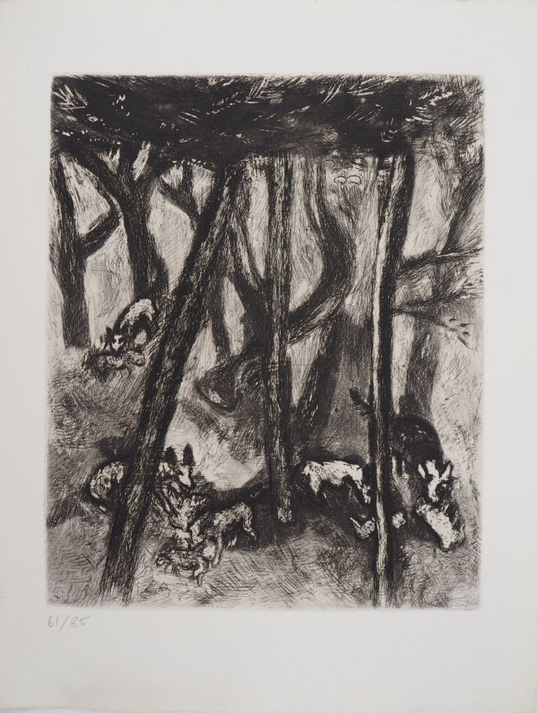 Stich Chagall - Les loups et les brebis