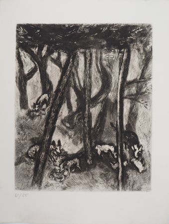 Stich Chagall - Les loups et les brebis