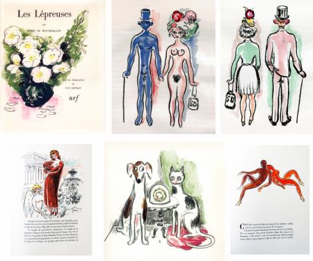 Illustriertes Buch Van Dongen - LES LÉPREUSES. 25 lithographies originales en couleurs (1947)