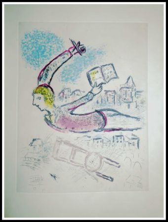 Radierung Chagall - LES MAUVAIS SUJETS - Planche 2