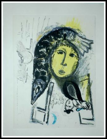Radierung Chagall - LES MAUVAIS SUJETS - Planche 3