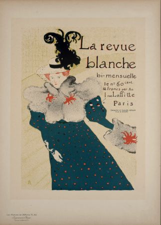 Lithographie Toulouse-Lautrec - Les Maîtres de l'Affiche : La Revue Blanche, 1897