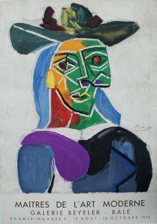 Lithographie Picasso - Les Maîtres de l'Art Moderne