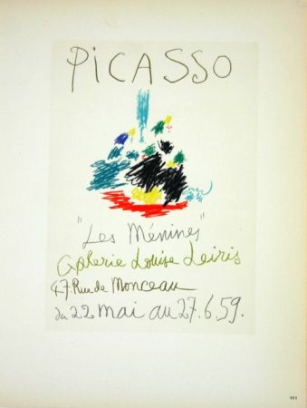 Lithographie Picasso (After) - Les  Menines