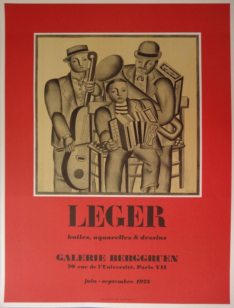 Illustriertes Buch Leger - Les Musiciens (Fanfare)