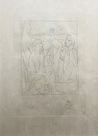 Radierung Picasso - Les Métamorphoses : RÉCITS DE NESTOR SUR LA GUERRE DE TROIE (1931)