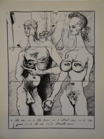 Illustriertes Buch Dali - Les métamorphoses érotiques.