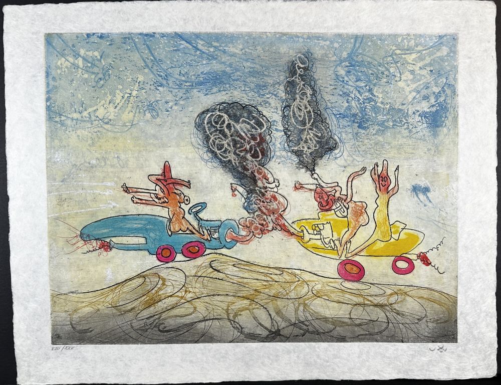 Stich Matta - Les Oh! Tomobiles Plate 5