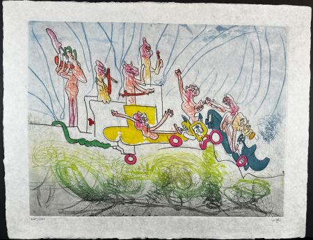 Stich Matta - Les Oh! Tomobiles Plate 9