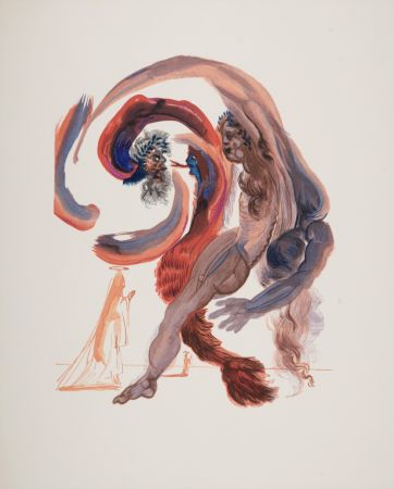 Holzschnitt Dali - Les Paresseux, 1963