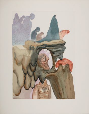 Holzschnitt Dali - Les Prévaricateurs, 1963