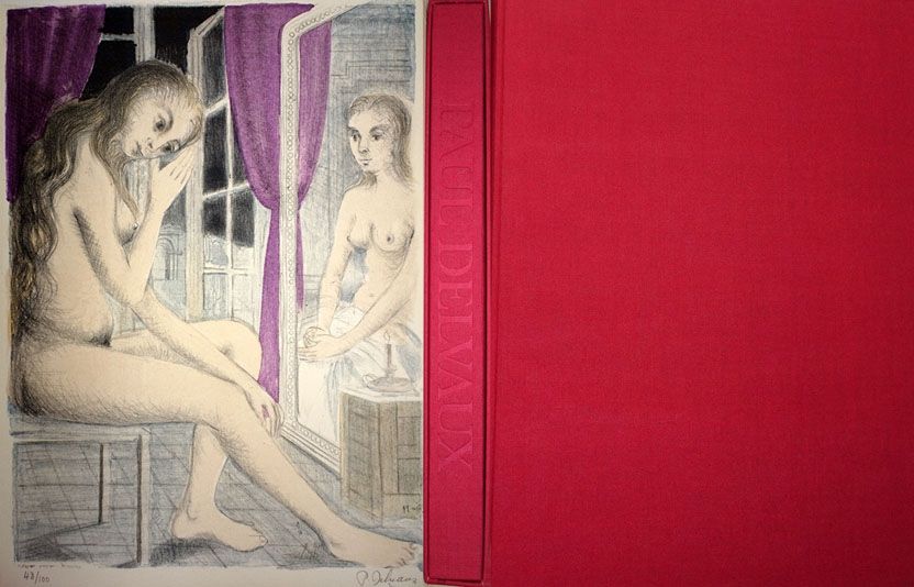 Illustriertes Buch Delvaux - Les Rideaux Mauves (Les Dessins de Paul Delvaux)