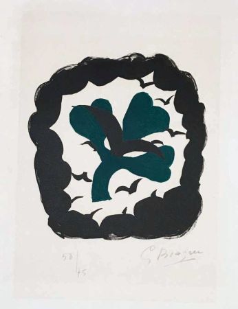 Lithographie Braque - Lettera amorosa : métamorphose