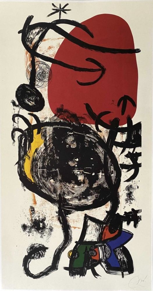 Plakat Miró - L'haltérophile