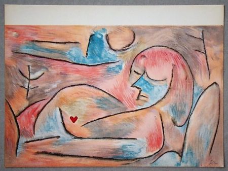 Lithographie Klee - L'hiver