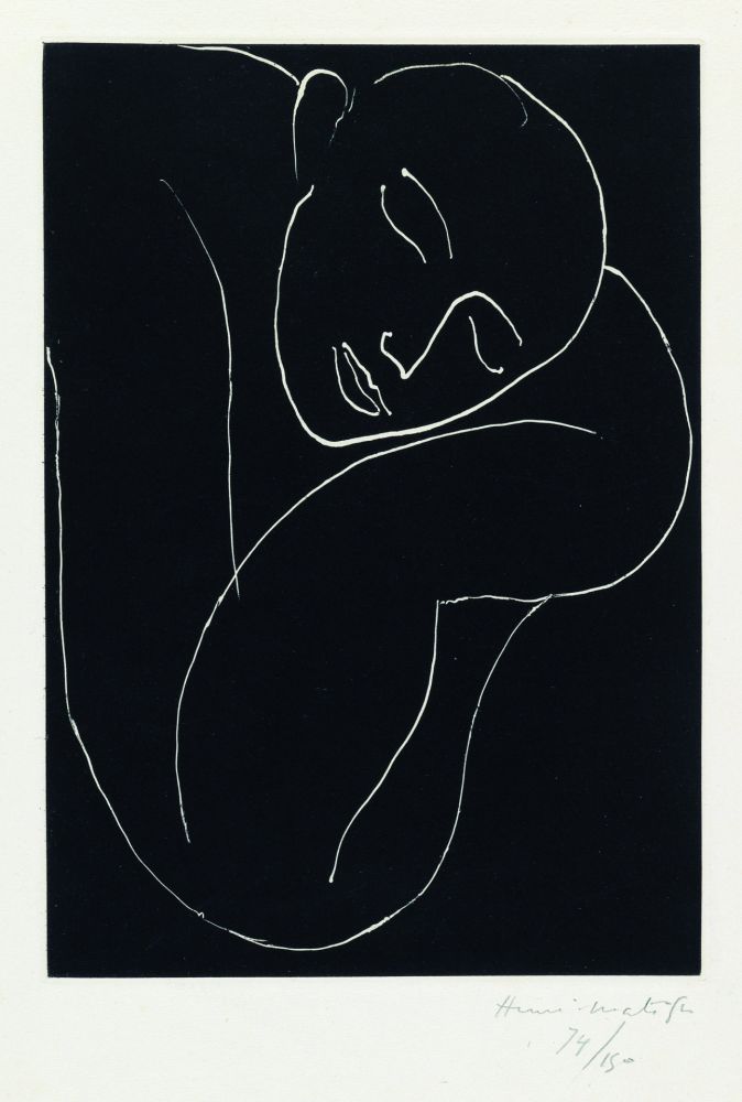 Aquatinta Matisse - L'Homme endormie