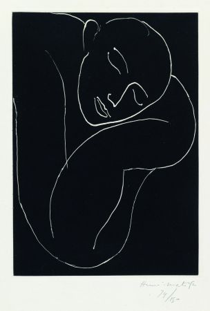 Aquatinta Matisse - L'Homme endormie