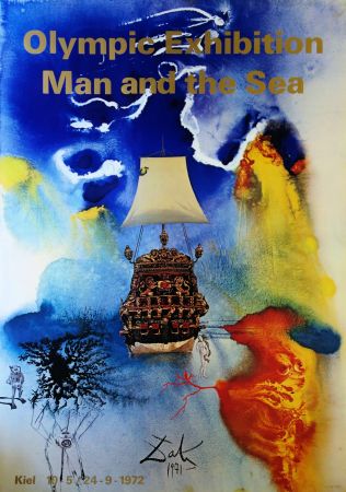 Illustriertes Buch Dali - L'Homme et la Mer