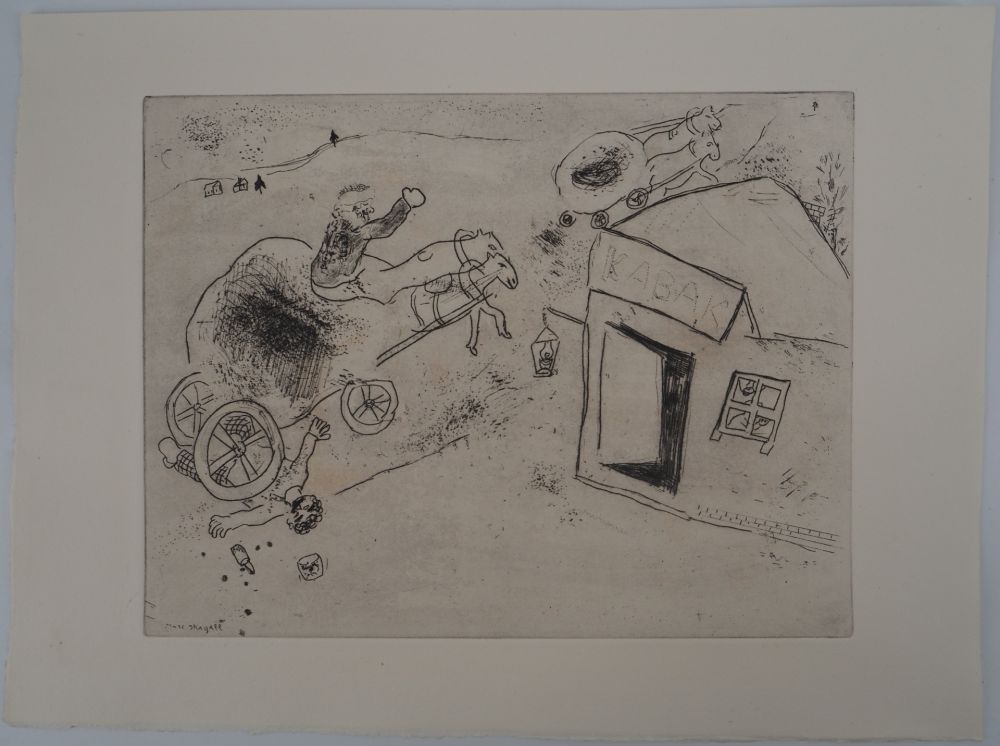 Stich Chagall - L'homme renversé (Mort de Mets-les-pieds-dans-le-plat)