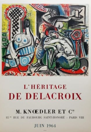 Plakat Picasso - L'héritage de Delacroix