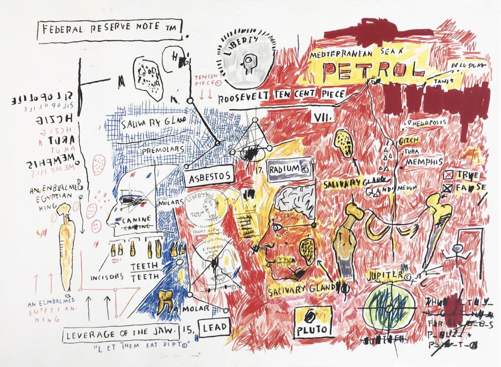 Siebdruck Basquiat - Liberty