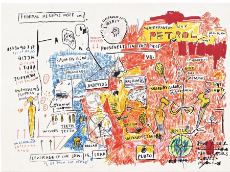 Siebdruck Basquiat - Liberty