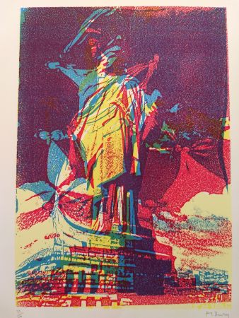 Lithographie Bury - Liberty