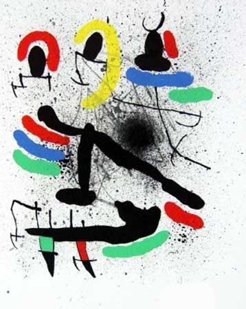 Lithographie Miró - Liberté des libertés I