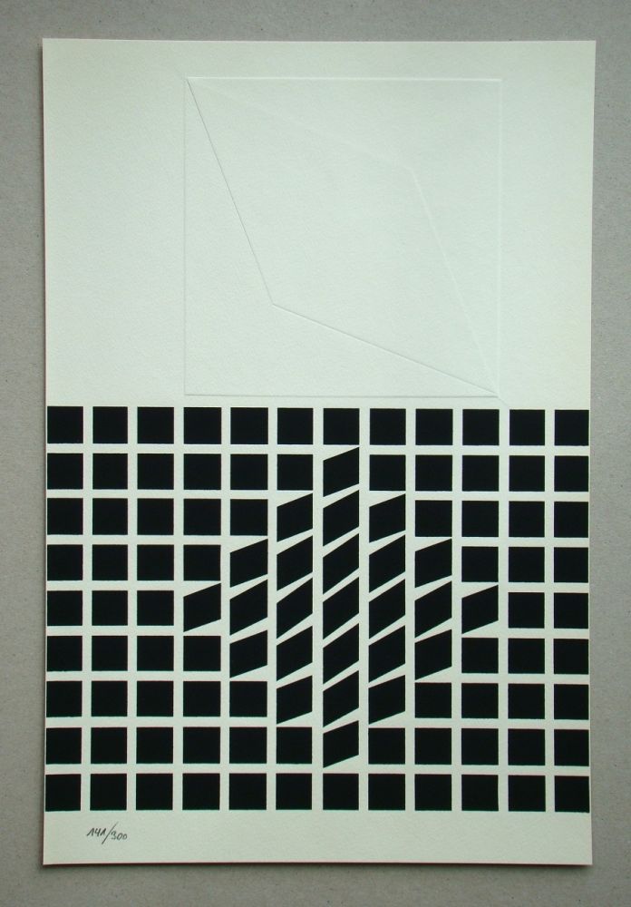 Siebdruck Vasarely - Likka-2 ( relief )