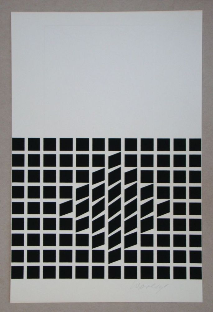 Siebdruck Vasarely - Likka-2 ( relief )