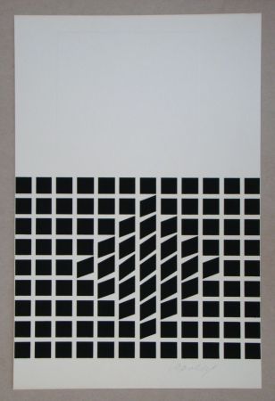 Siebdruck Vasarely - Likka-2 ( relief )