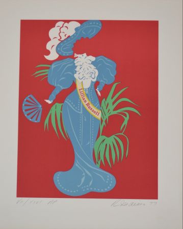 Lithographie Indiana - Lilian Russell - Mother of us all portfolio