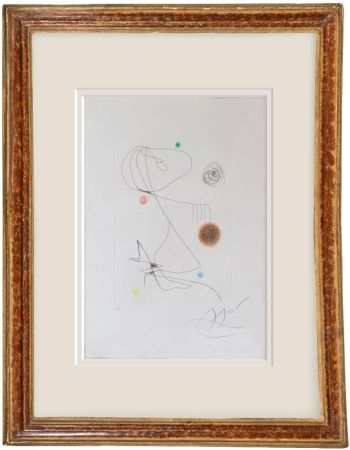 Aquatinta Miró - L'incertitude prolongèe