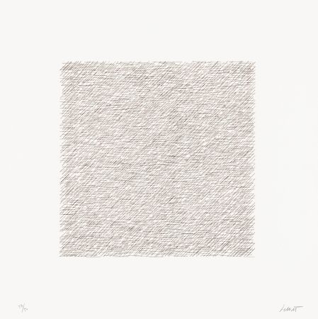 Lithographie Lewitt - Lines of One Inch in Four Directions and All Combinations 03 (70122)