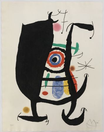 Radierung Und Aquatinta Miró - L'Inhibe