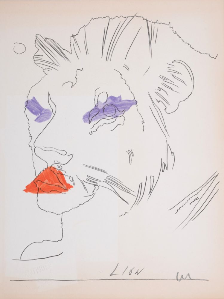 Keine Technische Warhol - Lion, C. 1974 - Hand-signed